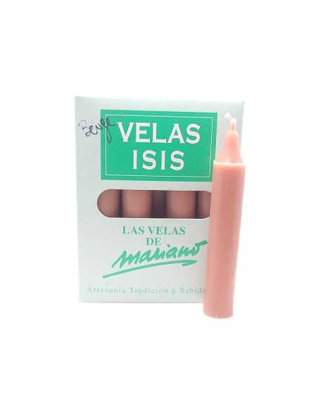 Boîte de bougies Velas Isis III beige - Encens.fr | Bougies