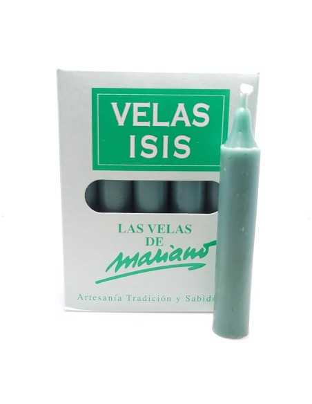 Bougies Velas Isis III blanches - Encens.fr