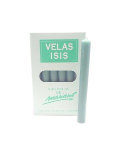 Boîte de bougies Velas Isis II vertes - Encens.fr | Bougies